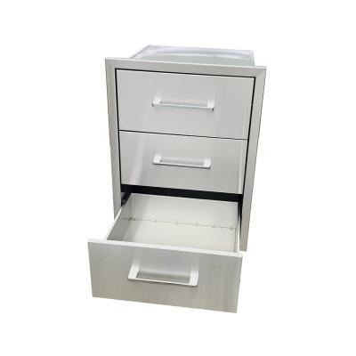 China High Quality Dustproof Exterior Built In Stainless Steel BBQ Kitchen Islands With Drawers for sale