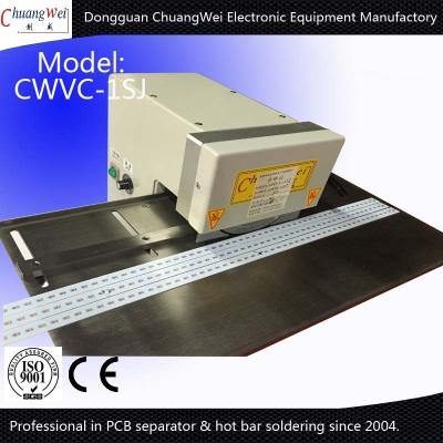 Cina separatore Pre-segnato del PWB della scanalatura del PWB Depaneling V con due lame rotonde in vendita