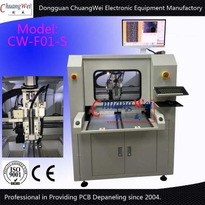 China Máquina del router del PWB del lector del código de barras con el router del PWB de la precisión de 0.1m m que corta en venta