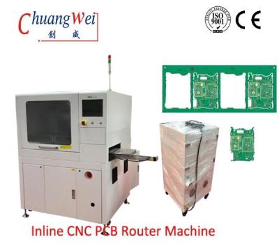 China PCB Router voor MCPCB Boards-Inline PCB Depaneling Machine, PCB Router Te koop