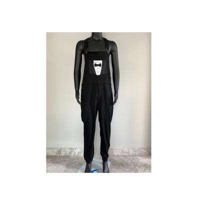 China Manufacturer Latest Polyester Mens Casual Classic Jumpsuits Custom Black Pajama Jumpsuits for sale