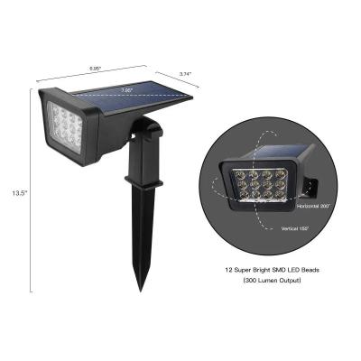 China Support Dimmer 100lm/w Lamp Luminous Efficiency Led Solar Garden Wall And Floor Light for sale