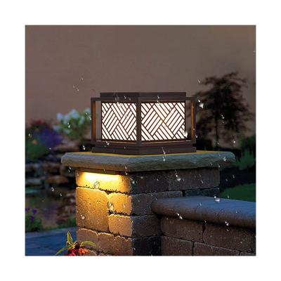 China Solar Garden Light Simplicity Acrylic Post Light for Modern Outdoor Lighting Solutions for sale