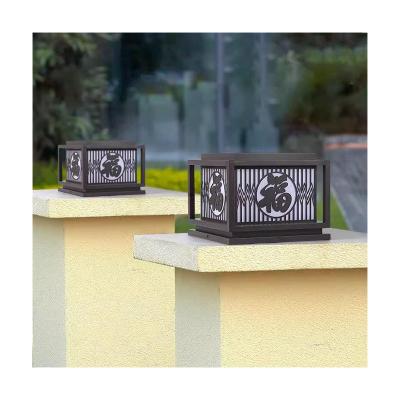 China Vintage Creative Led Waterproof Pillar Lights for Home Villa Courtyard Porch Outdoor for sale