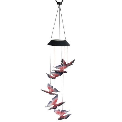 China 10-Hour Working Time Colorful Garden Wind Bell Lamp for Indoor Hummingbird Home Decor for sale