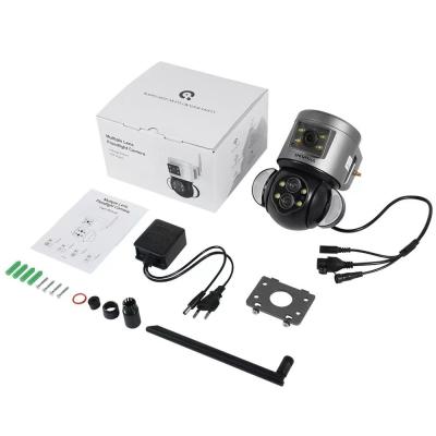 China 4 Mega Pixel Wireless Speed Dome Security Camera with Multiple Lens and Cloud Storage for sale