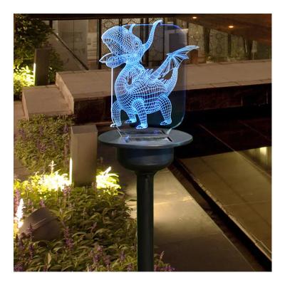 China 90lm Solar Acrylic Lawn Lamp for Courtyard Floor Insertion in IP65 Waterproof Design for sale