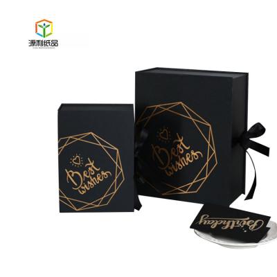 China Materials Manufacturer Wholesale Custom Luxury Recycled Ribbon Floding Gift Packaging Box for sale