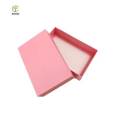 China Manufacturer Custom Logo Gift Box Pink Underwear Recyclable Paper Packaging Box for sale