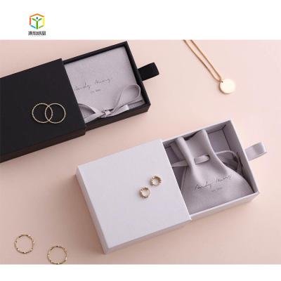 China Luxury Custom Materials Recycled Logo Paper Jewelry Drawer Box Packaging For Bracelet, Pendant for sale