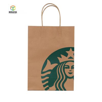 China Cheap Recycled Custom Materials China Manufacturer Logo Kraft Paper Brown Gift Paper Bag Handbag Customized Kraft Paper Shopping Bag for sale