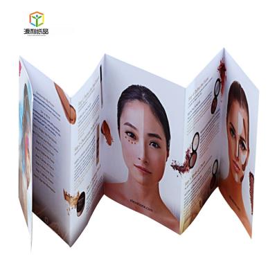 China China Eco-friendly Custom Cheap Brochure Printing Fold A6 Booklet Flyer Catalog Leaflet Printing In Guangzhou for sale