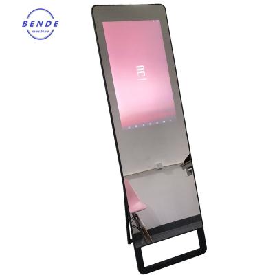 China Wall Floor Gym Sports Full Body Mirror Smart Exercise Fitness Mirror Exercise Sports Magic Workout Mirror for sale