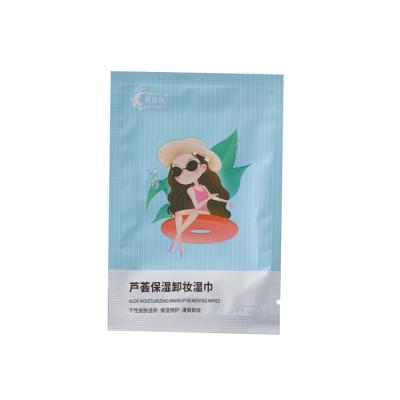 China Home Clean Non-Irritating Floater Portable Clean Makeup Wipes Makeup Remover Cloths for sale