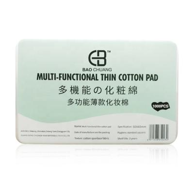 China Portable Non-Irritating Cleaning Disposable Cleaning Pad Boxed Soft Comfortable RTS Cotton for sale