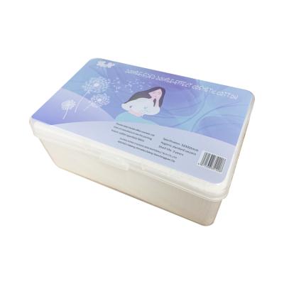 China Disposable Cosmetic Rectangle 5*6cm 1000pcs/box RTS Soft and Non-stimulating High Absorbency Cotton Pad 1000pcs/box for sale