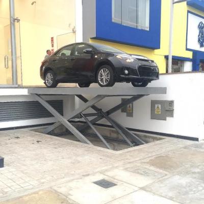 China Car Hydraulic Lift 3m 4.5m 6m Scissor Car Lift For Home Garage for sale