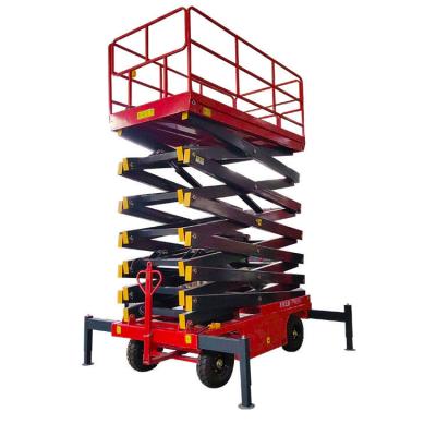 China 1.8m To 18m Mobile Scissor Lift 500kg Portable Electric Scissor Lift for sale