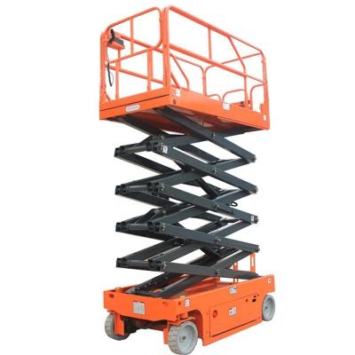 China Indoor Outdoor Self Propelled Elevating Work Platforms Mobile Hydraulic Platform 12m for sale