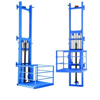 China Industrial Hydraulic Easy Lift Cargo Lift 8m 1000kg Factory Goods Lift for sale