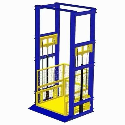 China Wall Mounted Industrial Freight Elevator 9m Hydraulic Goods Lift for sale