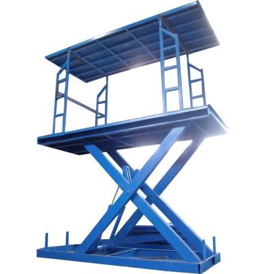 China Double Deck Automotive Lift Table 6m 3000kg Auto Scissor Lift for sale