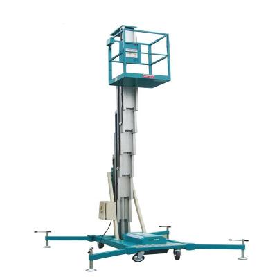 China 120kg Power Elevated Work Platform 12m Vertical Mast Boom Lift for sale