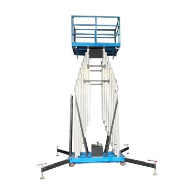 China 16M Telescopic Lift Platform Two Mast Hydraulic Elevated Work Platform for sale