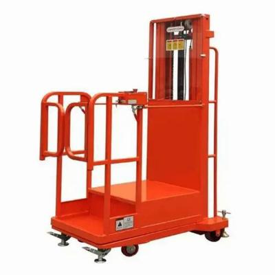 China 200kg Semi Electric Order Picker 2.7m 3.3m 4.0m 4.5m Warehouse Picker Lift for sale