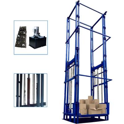 China 2000kg-5000kg Hydraulic Cargo Lift Four Post Industrial Goods Lift for sale