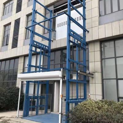 China 5000KG Outdoor Cargo Lift 7m Mezzanine Lifts Warehouse Freight Elevator for sale