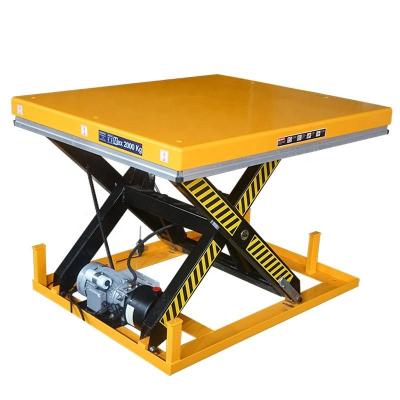 China Small Hydraulic Platform Lift 1000KG 2000KG 4000KG Miniature Scissor Lift Table for sale