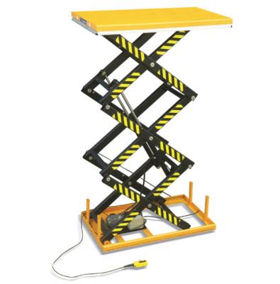 China Vertical Stationary Hydraulic Lift Table 3m 2000kg Fixed Scissor Lift Platform for sale