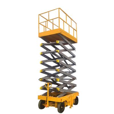 China 500kgs Mobile Scissor Lift Platform Hyd Scissor Lift 10m Working Height for sale