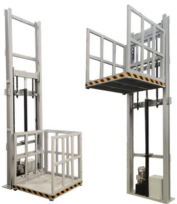 China Industrial Easy Lift Cargo Lift Hydraulic Platform Lift 8m 1000kg for sale