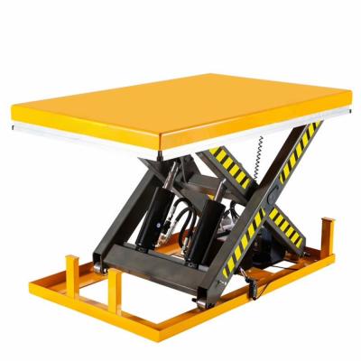 China 4000kg Capacity Fixed Hydraulic Scissor Lift Vertical Small Lift Table for sale