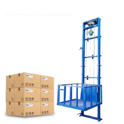 China Hydraulic Goods Lift Table Vertical Wall Mounted Cargo Elevator Lift For Warehouse for sale