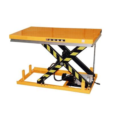 China 4 Ton Capacity Small Hydraulic Lift Table Fixed Scissor Lifting Platform for sale