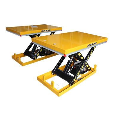 China Fixed Hydraulic Electric Scissor Lift 2000kg Loading Stationary Work Lift Table for sale