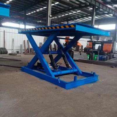 China 2 Ton Heavy Stationary Lift Table Hydraulic Electric Scissor Lift Platform for sale