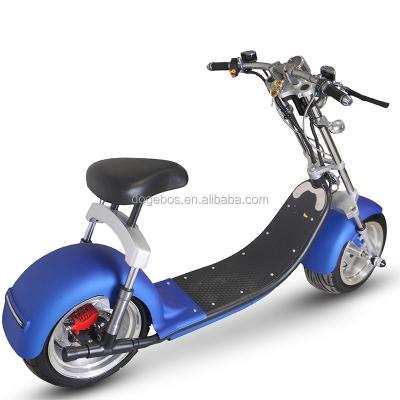 China Dogebos Sc14 Coc EEC Citycoco 2000W Battery Dismountable Motorcycles Foldable Electric Scooter 12inch for sale