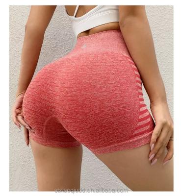 China Reversible wholes Sports fitness High waist women three-point pants abdomen peach sweatpants leggings seamless Yoga shorts pants for women for sale