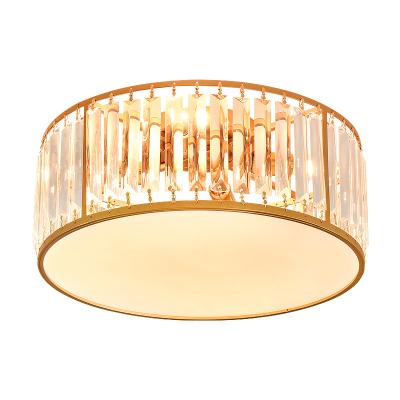 China AC110V-240V K9 Crystal Modern Ceiling Led Lamp Hotel Decorative Lighting European Luxury Indoor Round Home Decorative Modern Villa AC110V-240V K9 en venta