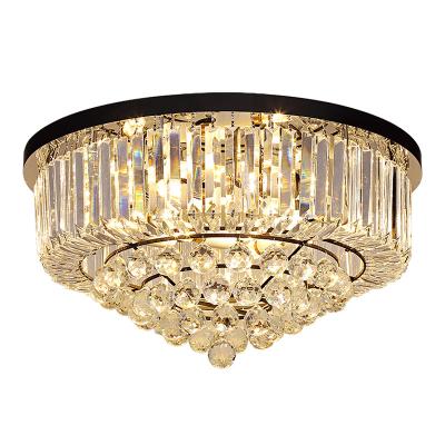 Китай 2020 New Design Traditional Nordic Decoration Large Indoor Modern Flush Mount Home Led Ceiling Lights K9 Crystal Ceiling Light продается