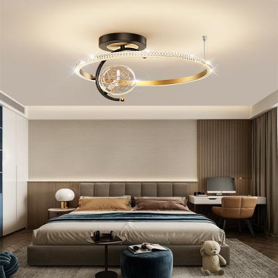 China Surface Mounted 2022 New Design Modern Ceiling Lamp Hotel Round Home Decoration Lighting for sale