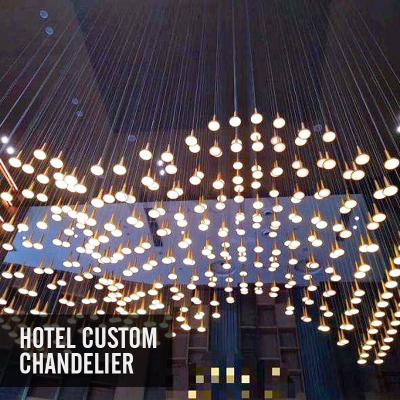 Cina Contemporary Lighting Vintage And Modern Crystal Chandeliers For Sale Giant Crystal Chandelier Supplier Luxury Custom-Made Hotel Lobby in vendita