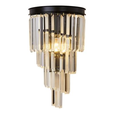 China 2020 Mail Sale Crystal Design Hotel Home Nice Modern Hot Popular Modern LED Living Room Decoration Gold Energy Saving Wall Lamp for sale