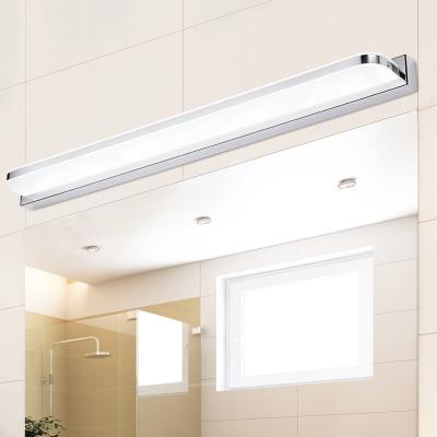 China Hotel Modern Indoor Waterproof Fog Light Wall Wet Room Led Vanity Bathroom Light Makeup Led Mirror Lamp for sale