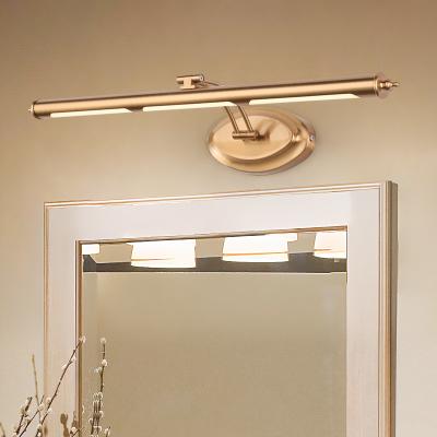 China 2022 Modern Bathroom Wall Light Led Hotel-Residence Mirror Lamp Elegant Led Light Bath Room Mirror Cabinet for sale