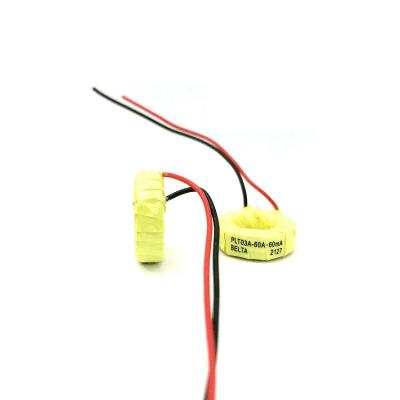 China 60A/60mA Power Black Wire And Red Wire PLT03 Current Transformer for sale